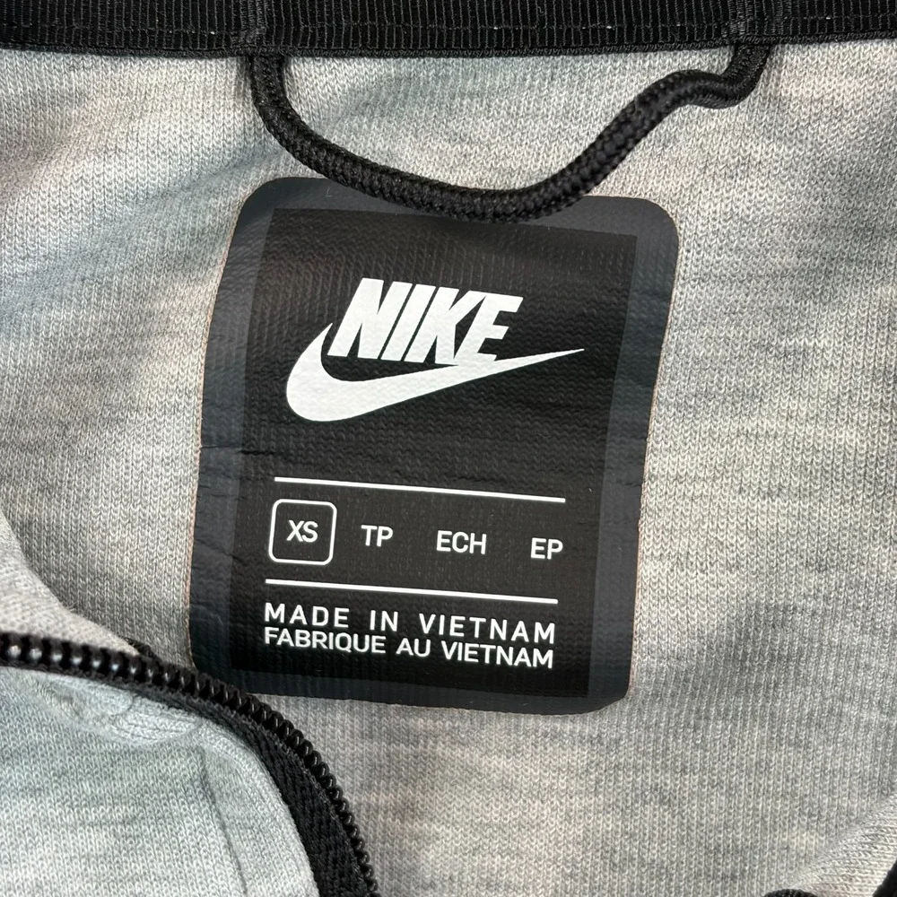 Nike Sportswear Tech Fleece Windrunner Full-Zip Hoodie Women‎ XS Grey CW4298-63